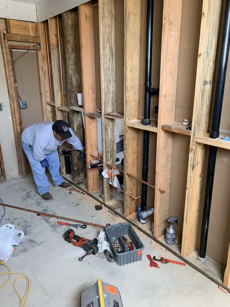 Commercial rough-in plumbing for Water Heater Replacement in Lake Monticello